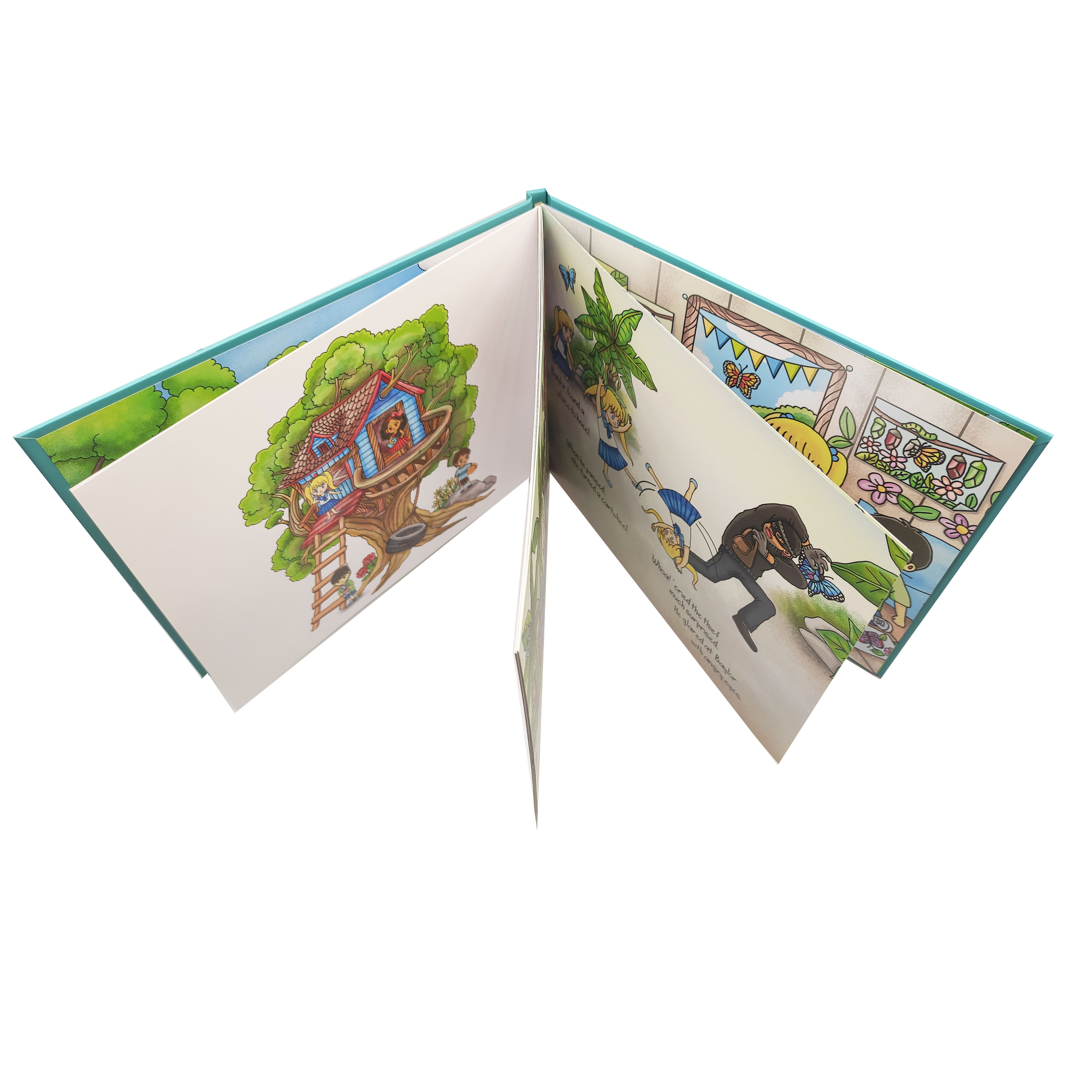 High Quality Factory-Printed Children's Hardcover Storybooks Coloring Books Made from Environmentally Friendly Cardboard Paper