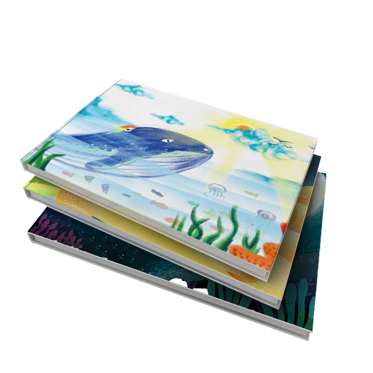 High Quality Custom Children's Book Printing Perfect Binding Hard Cover Cardboard Environmentally Friendly Ink From Factory