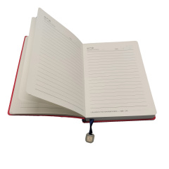 Carnet en cuir PU personnalisé avec impression à chaud, agenda professionnel