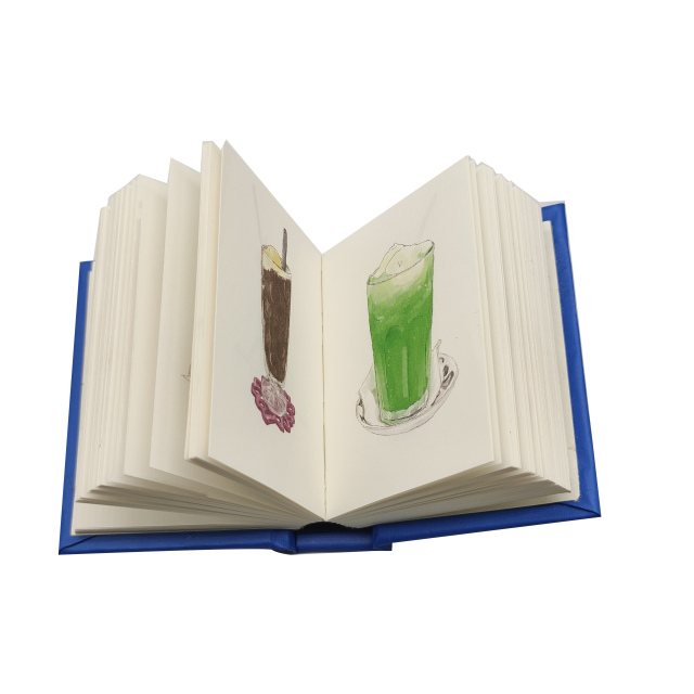 Mini livre pour enfants, édition spéciale, couverture rigide, tranches colorées, service d'impression personnalisé, papier de luxe, reliure dos carré collé, impression offset