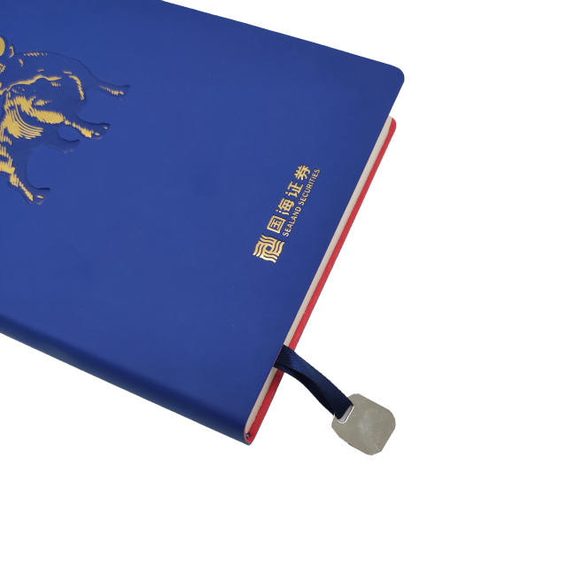 Carnet en cuir PU personnalisé avec impression à chaud, agenda professionnel