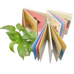 Custom Printing Perfect Binding Cardboard Thick Board Book with Film Lamination and Offset Paper for Children