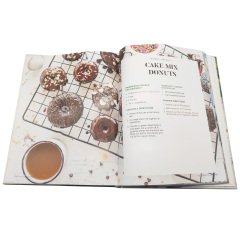 Customizable Small Batch EP Soybean Ink Hardcover Book Offset  Printing Service Printing Cookbook Personalized Book Printing