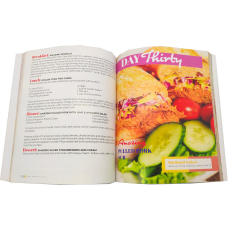Catalogues alimentaires et livres de recettes personnalisés en couleur de haute qualité, couverture rigide, impression offset sur papier kraft