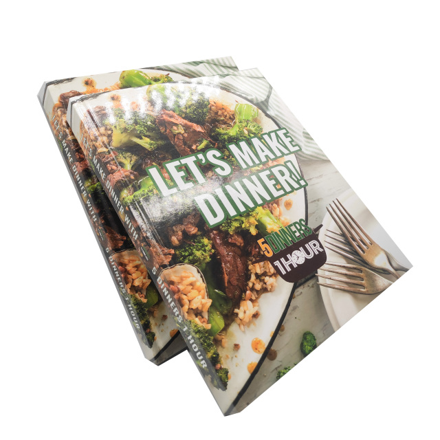 Customizable Small Batch EP Soybean Ink Hardcover Book Offset  Printing Service Printing Cookbook Personalized Book Printing