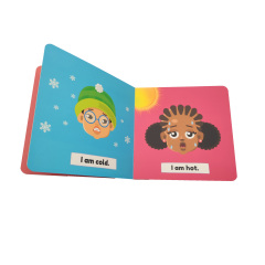 Custom Printing Perfect Binding Cardboard Thick Board Book with Film Lamination and Offset Paper for Children