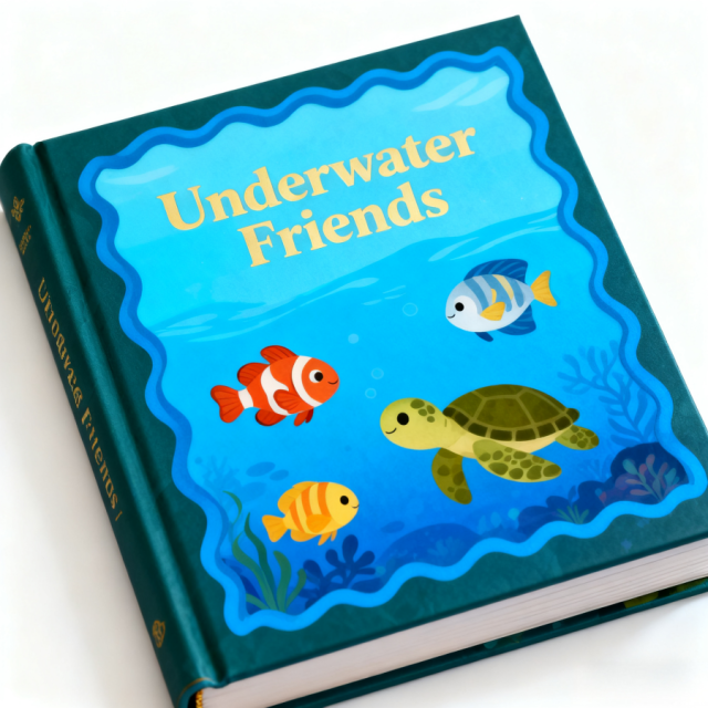 Coloring Kid Educational Story Books | Custom Children Books Printed