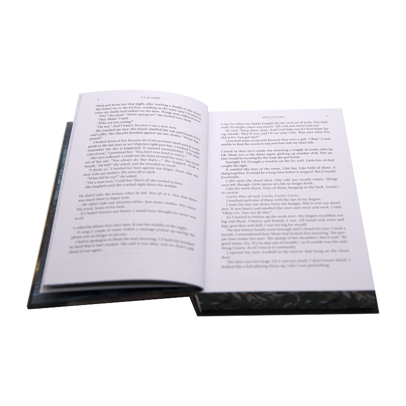 Children's Hardcover Book with Color Edges Offset Paper and Offset Printing