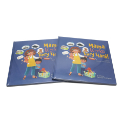 China Best Manufacturer Custom High Quality Colorful Board 2025 English Children's Book Printing Service Hard Cover Sewing