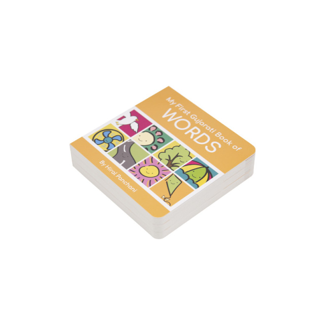 Custom Cardboard Board Book Printing with Perfect Binding & Film Lamination-Kids Safe Toddler Early Learning Book