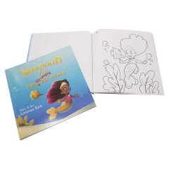High Quality Custom Professional Softcover Coloring Book Uncoated Paper Perfect Binding