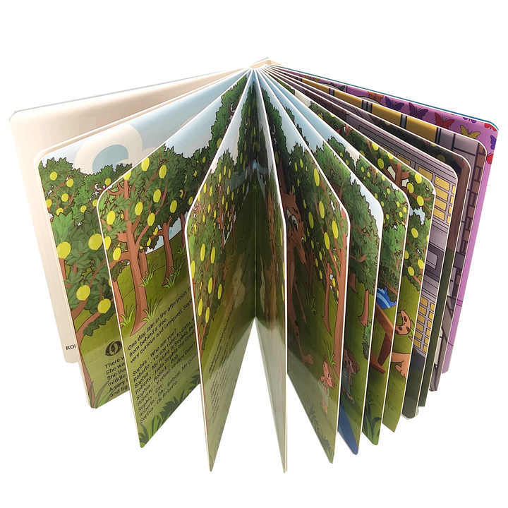 Small Batch  Chinese Offset Printing Factories High Quality Custom Children Book Printing Board Book