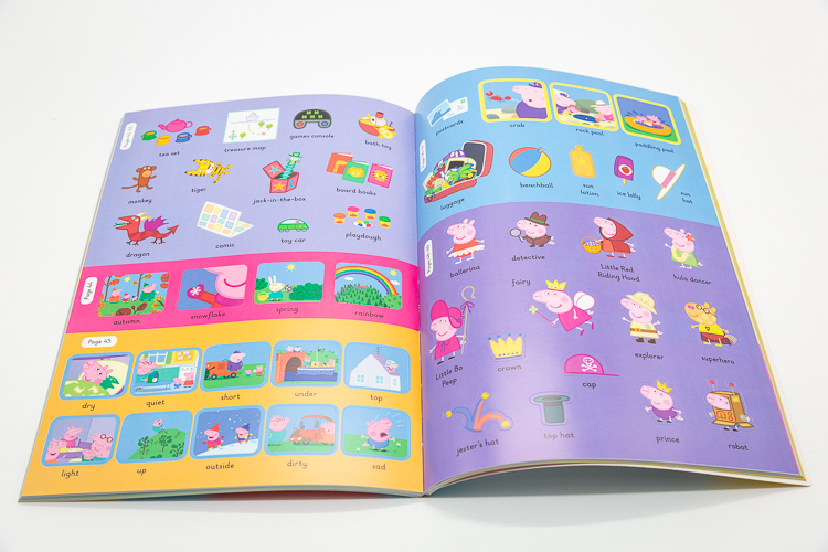 OEM Custom High Quality Full Color Kids Learning Printing  Activity Sticker Books