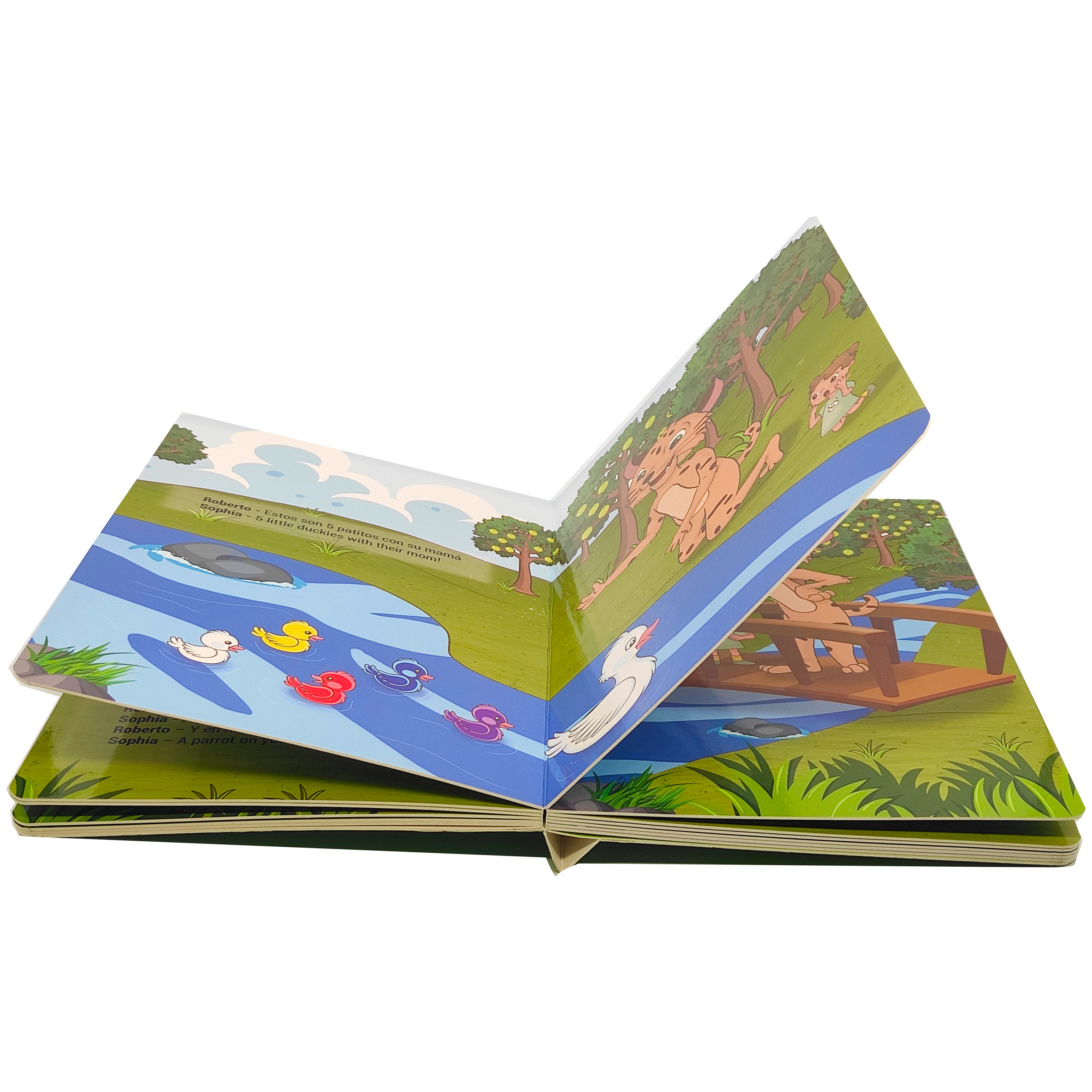 Small Batch  Chinese Offset Printing Factories High Quality Custom Children Book Printing Board Book