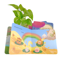 High Quality Customized Eco-Friendly Cardboard Books Baby Storybooks with Hard Cover Factory Discounted Offset Paper Printings