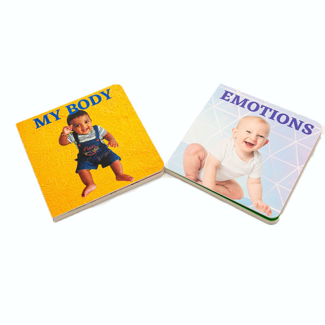 Aluminum Alloyactory Custom Printed Children Cardboard Board Book Printing on Demand Eco-friendly Offset Printing Gua Hard Cover