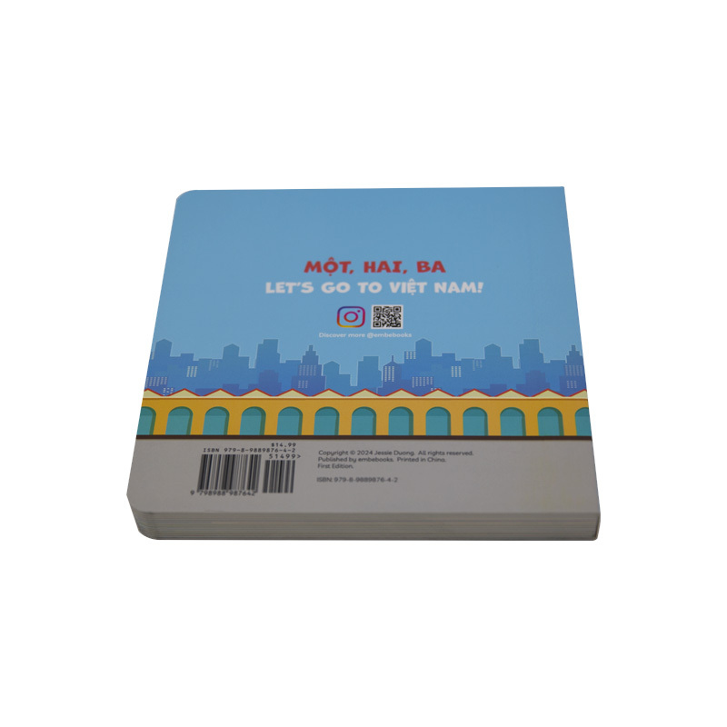 Children Cute Card Book Factory Cheap Price High Quality Low MOQ Children Card Book