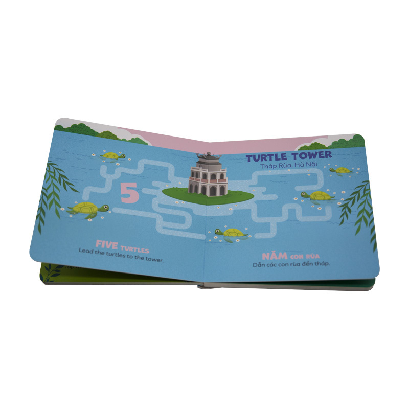 Children Cute Card Book Factory Cheap Price High Quality Low MOQ Children Card Book