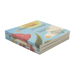Custom China Factory Print Children Story Books Kids English Board Book Printing Service