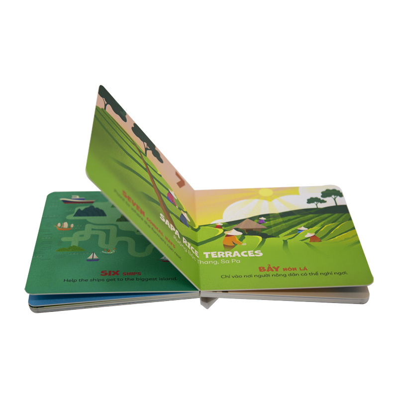 Children Cute Card Book Factory Cheap Price High Quality Low MOQ Children Card Book