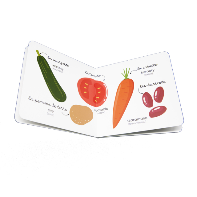 Factory Custom Size Kids Board Book Thick Board with HardCover  Printing Services