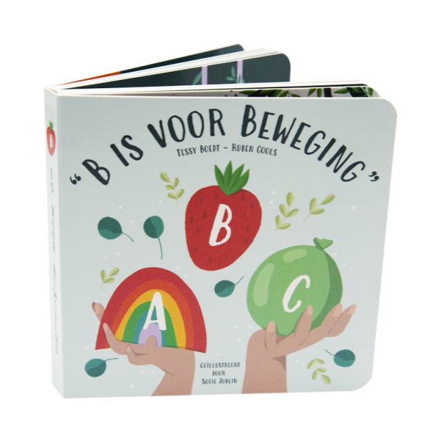 Hot Selling Children's Picture Book Printing Service Children Education Board Book
