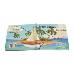 Custom China Factory Print Children Story Books Kids English Board Book Printing Service