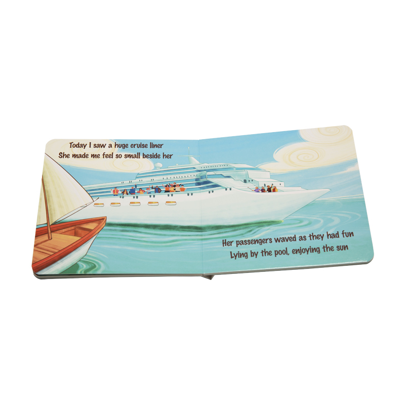 Custom China Factory Print Children Story Books Kids English Board Book Printing Service