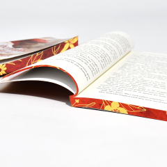 Custom Softcover Independent Publisher Paperback Novel Book Printing With Spray Edges