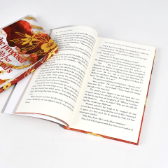Custom Softcover Independent Publisher Paperback Novel Book Printing With Spray Edges