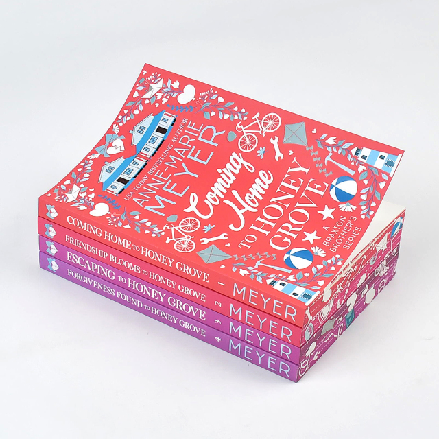 Custom Self-Pubishing Sprayed Edge  Novel Book Printing