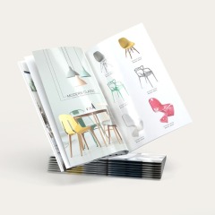 China Factory Custom Saddle Stitching Book Printing Services Printer Catalogs Brochure Magazine Print