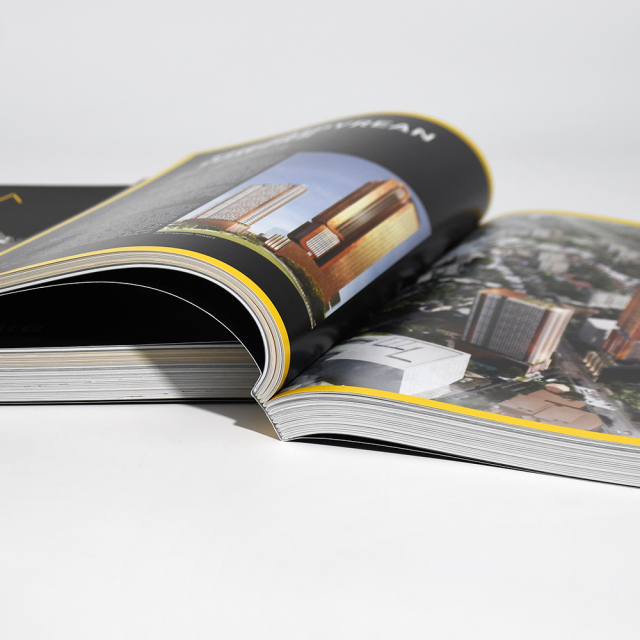 Custom Softcover Architecture Magazine Brochure Picture Book Printing Service