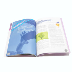 China Factory High Quality Full Color Custom Softcover Paperback Magazine/Brochure/Booklet/Catalog Saddle Stitch Printing
