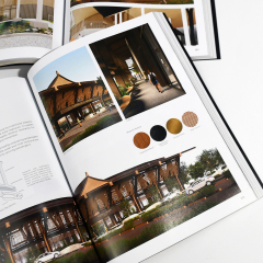 Custom Softcover Architecture Magazine Brochure Picture Book Printing Service
