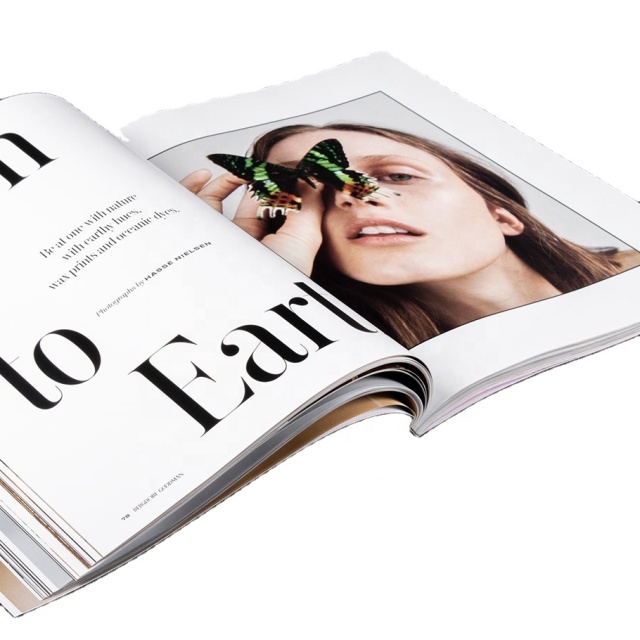 2026 High Quality Custom  Offset Full Color Perfect Bound Magazine Printing