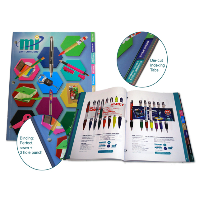China Factory Custom Saddle Stitching Book Printing Services Printer Catalogs Brochure Magazine Print