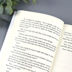 High Quality Custom Softcover Novel Book Print with Offset Paper in Black & White Printing