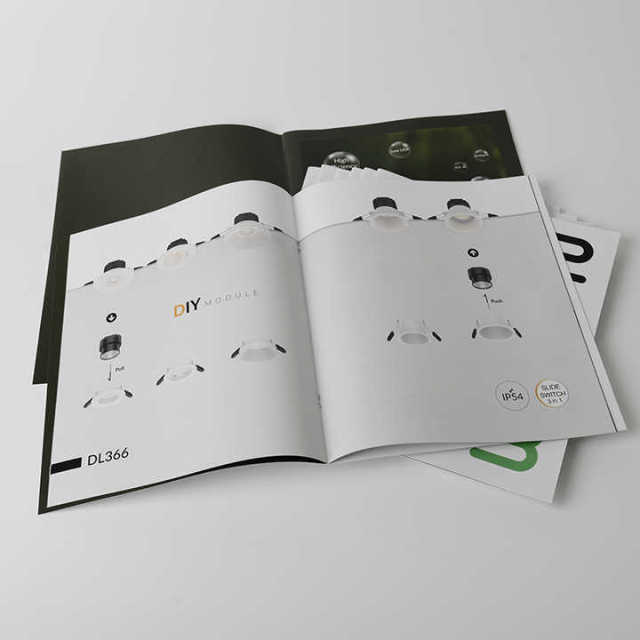 Free Samples Small Run High Quality Customized Magazine Book Printing