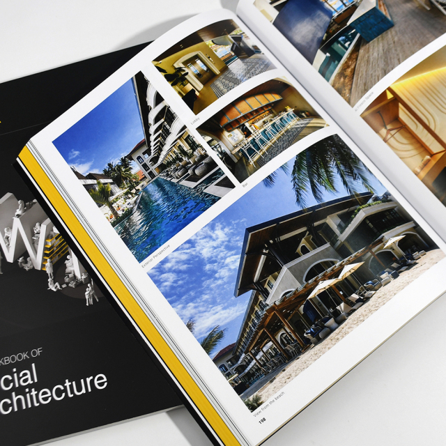 Custom Softcover Architecture Magazine Brochure Picture Book Printing Service