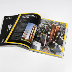 Custom Softcover Architecture Magazine Brochure Picture Book Printing Service