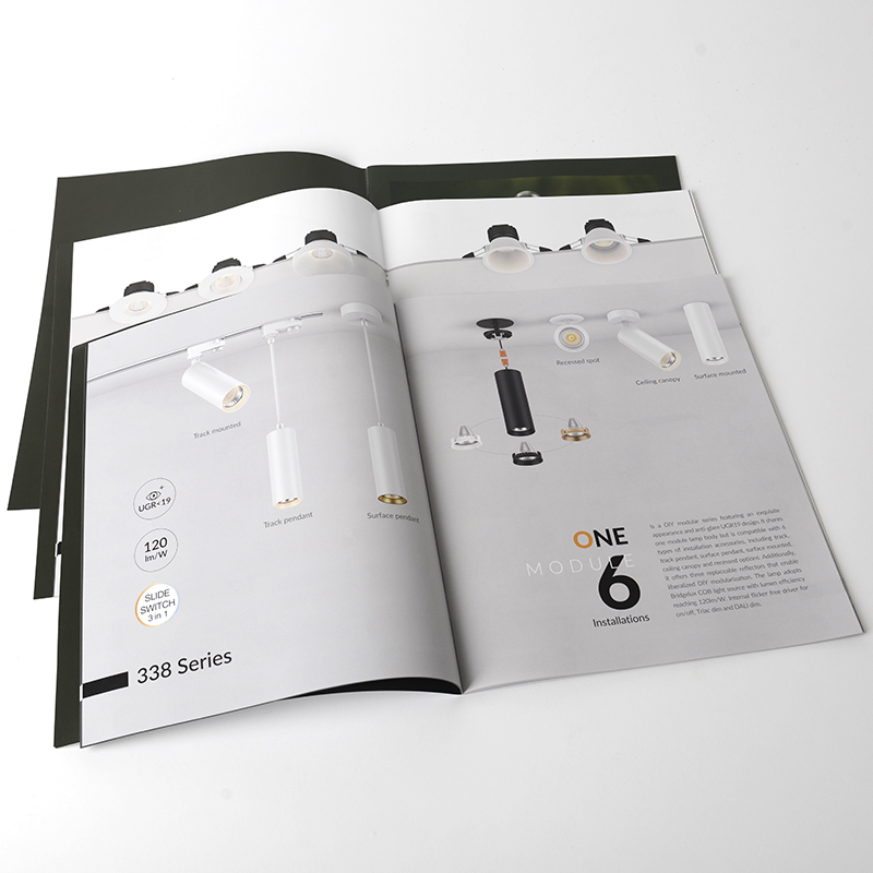 Free Samples Small Run High Quality Customized Magazine Book Printing