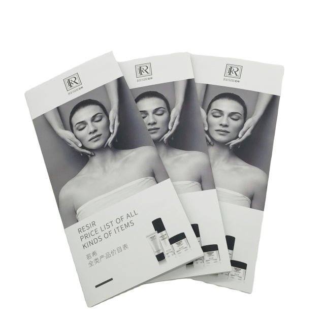 Factory Production Custom Size Poster Folding Single Page Leaflet Design and Printing