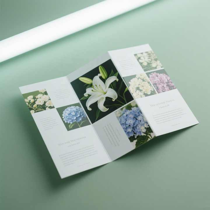 Custom Size Commercial Cardboard Flyer Menu Poster Leaflet Printing for Food Take Away Offset Printing