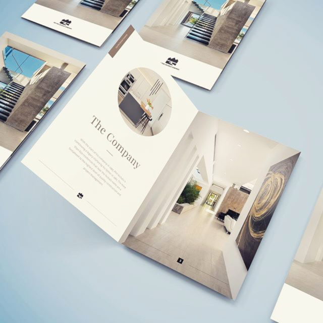 Sample Printed Trifold Product Brochure Flyer Printing