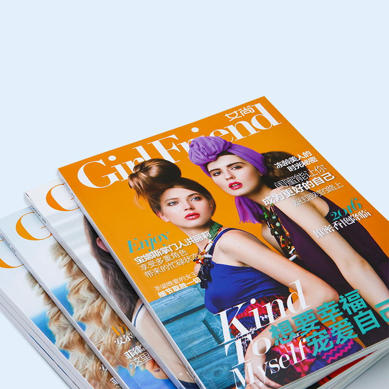 Amazing A4 Magazine Photo Book Printing High Quality Custom Size Glossy Offset Printing on Art Paper With Soft Cover for Novels