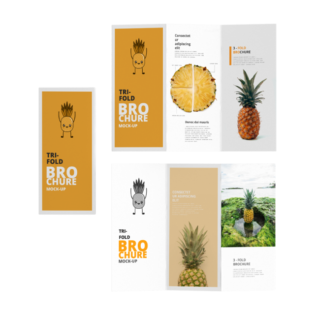 Manufacture Custom Offset Printing Film 4 Fold Booklet Design A3 A4 A5 A6 Size Folded Leaflet Flyer Pamphlet Brochure Printing