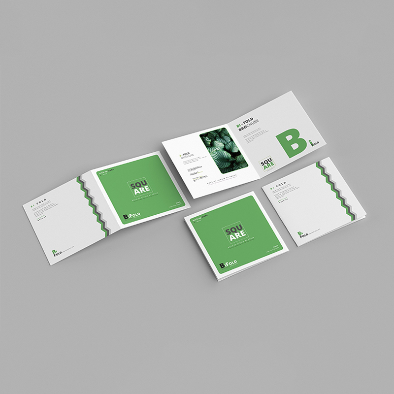 Custom Folded Trifold Flyer/Letterpress Printed Promotion Folder Made from Coated Paper and Corrugated Board Offset Printing