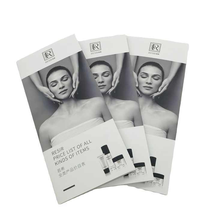 Factory Production Custom Size Poster Folding Single Page Leaflet Design and Printing