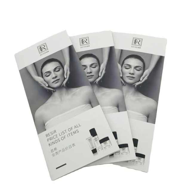 Factory Production Custom Size Poster Folding Single Page Leaflet Design and Printing